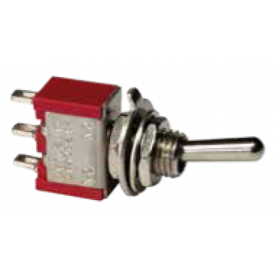 Interruptor - unipolar mini con palanca 2 Amp 250V